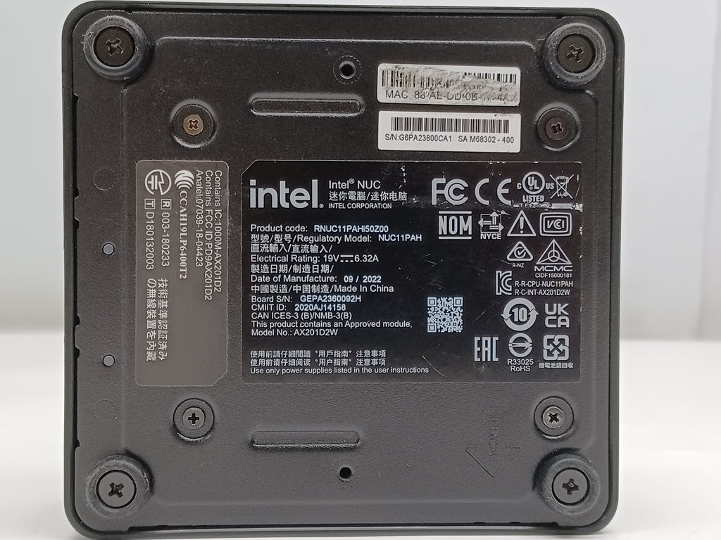 Intel NUC11PAHi5 I5-1135G7 CPU 8gb RAM 128gb SSD Windows 10 Pro